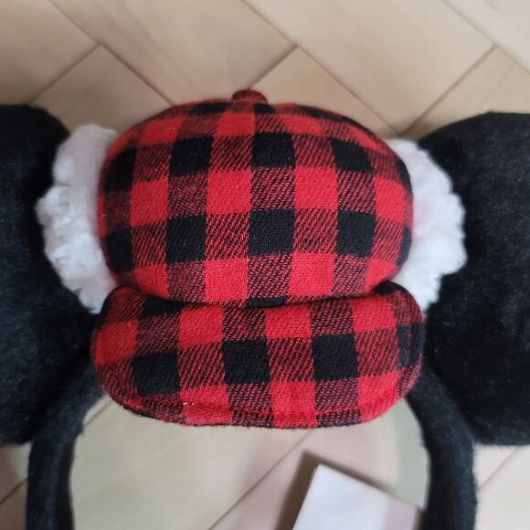 Disney Black & Red Plaid Buffalo Mickey Mouse Ears Headband main image 8